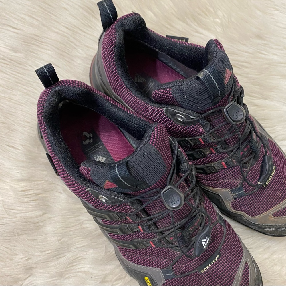 ADIDAS Mens Terrex Fast X FM Purple Low Cut Hiking Shoes (womens 8) - Picture 6 of 10